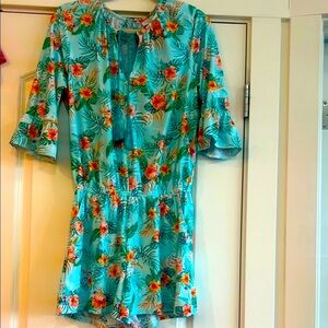 Tuckernuck Tropical Floral Swim Coverup